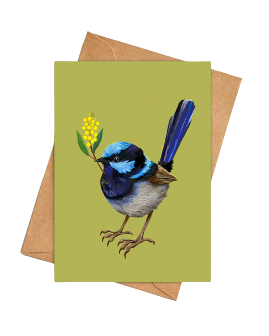 Fairy-Wren greeting card