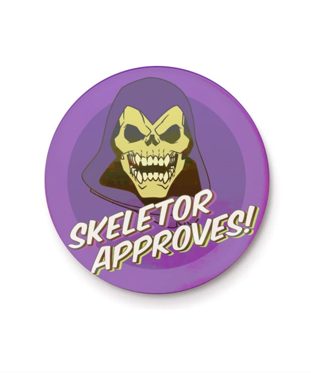 Masters of the Universe Skeletor Approves Pin Badge