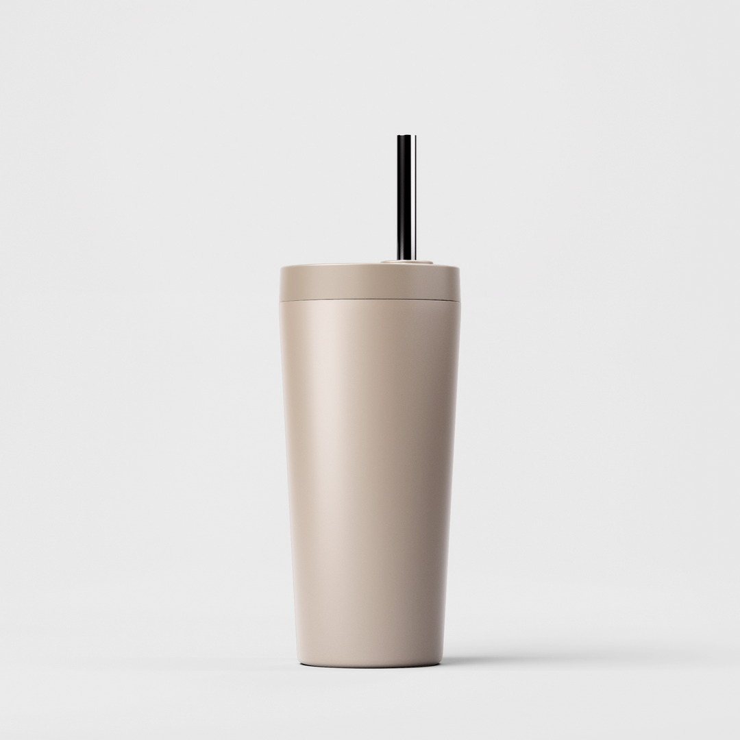 Venti Oat Ceramic Tumbler 600ml