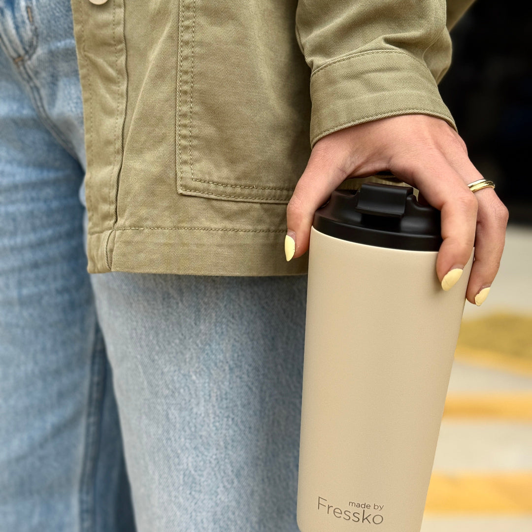 Venti Oat Ceramic Tumbler 600ml