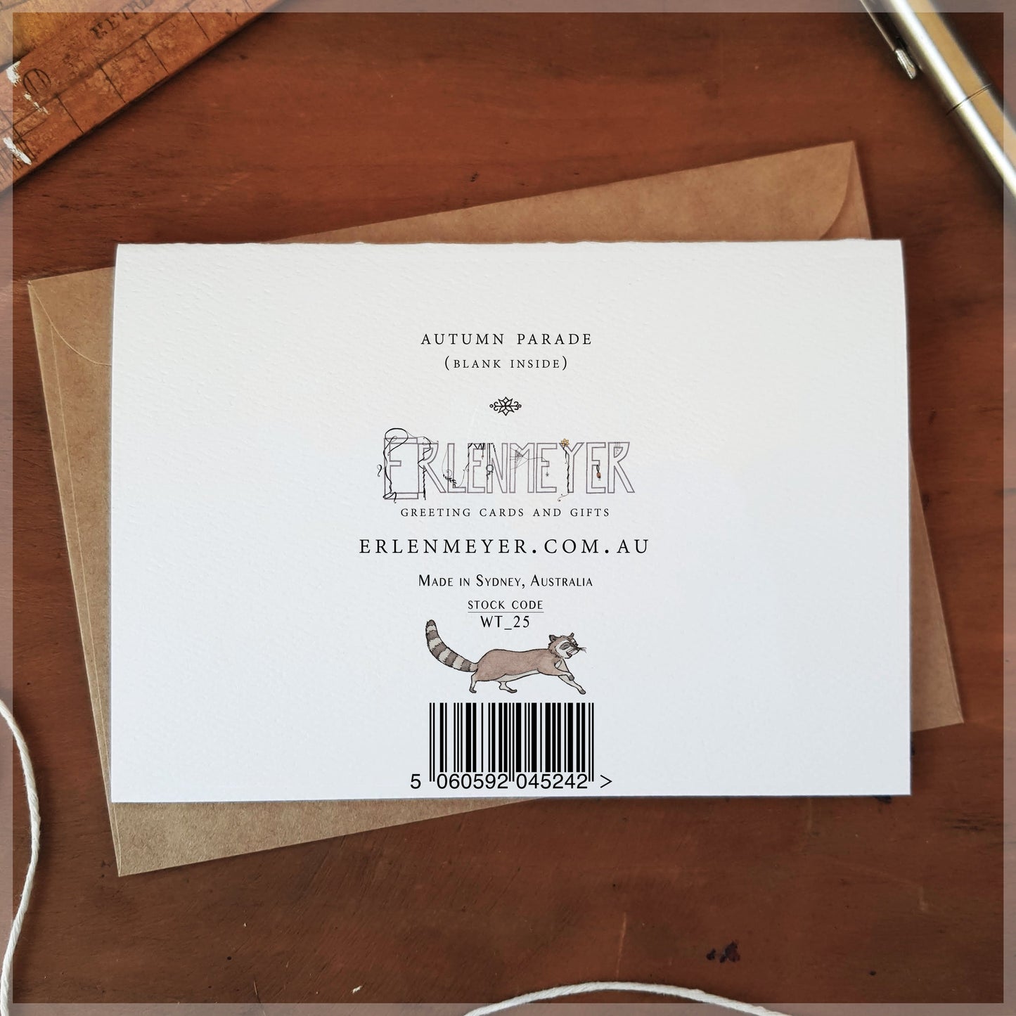 Autumn Parade - greeting card