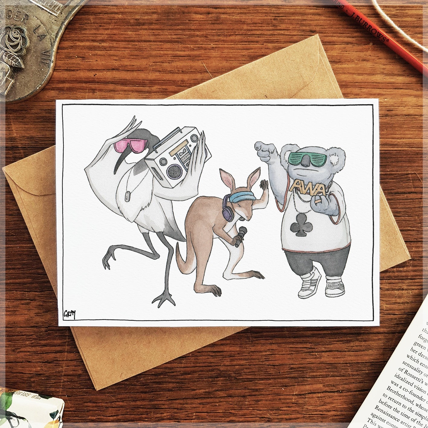 Animals-With-Attitude Greeting Card