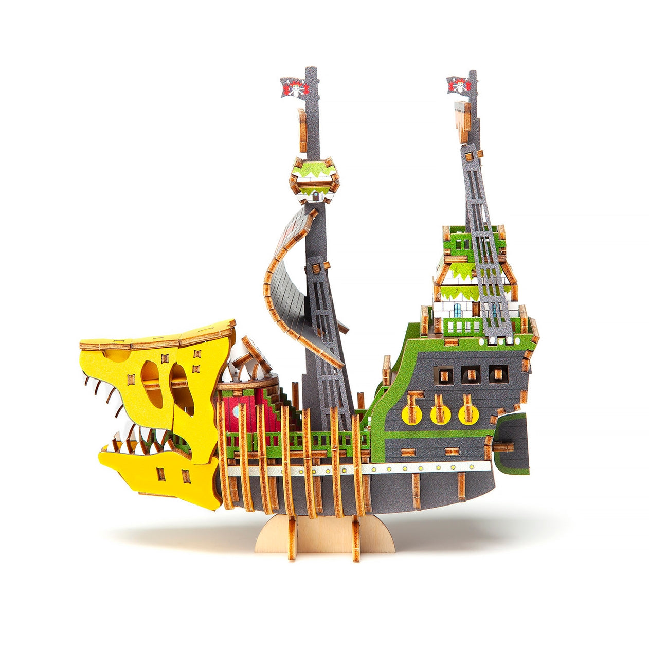 Victoria Punk wooden puzzle assembled view