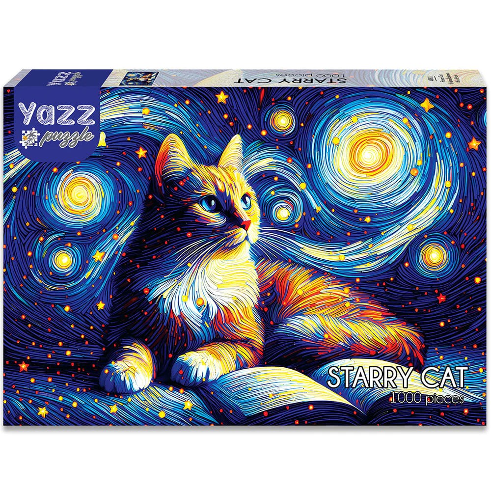 Starry Cat 1000 Piece Puzzle