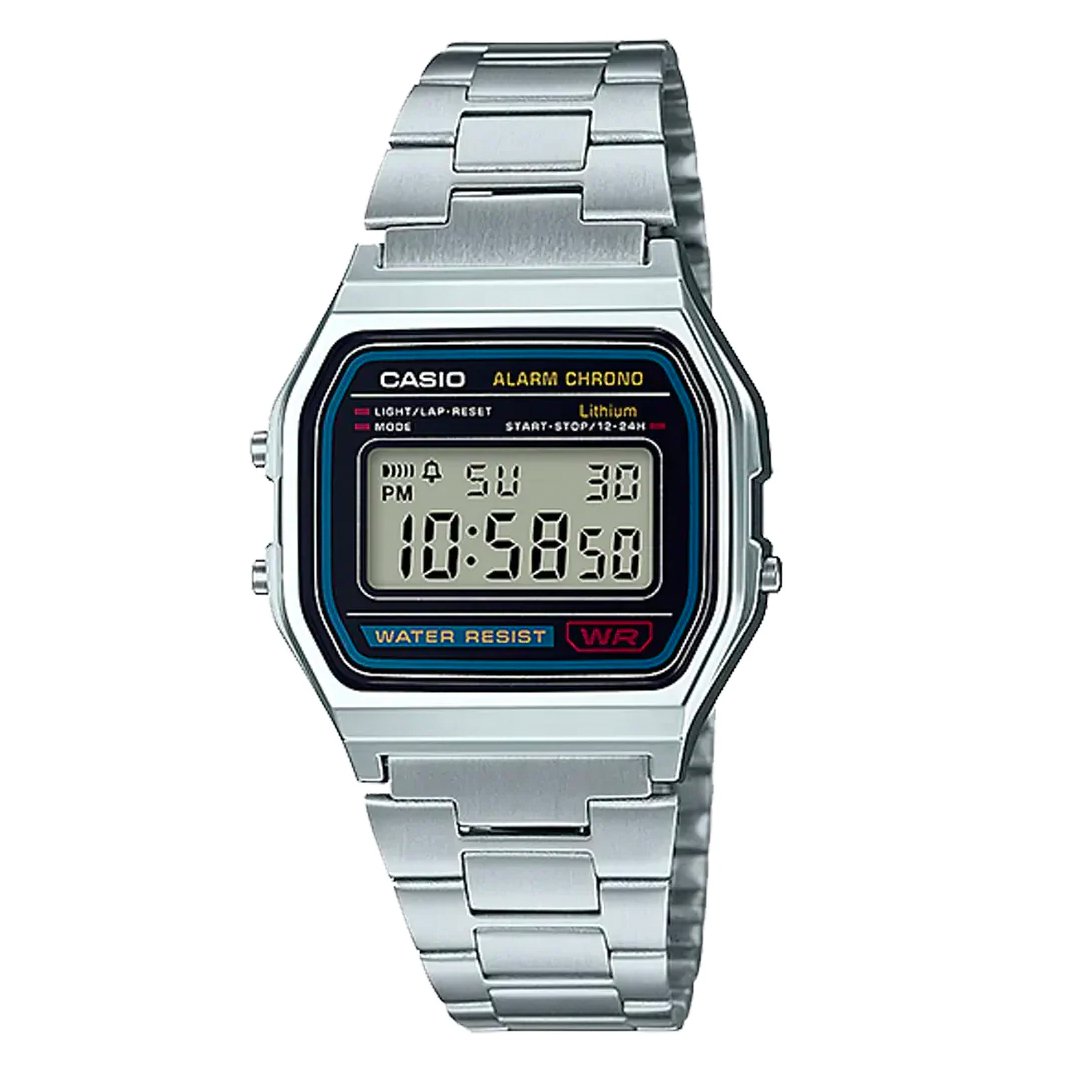 Casio Classic Stainless Steel Digital Unisex Watch