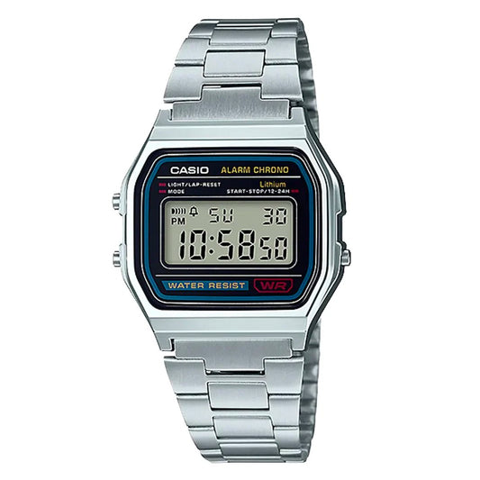 Casio Classic Stainless Steel Digital Unisex Watch