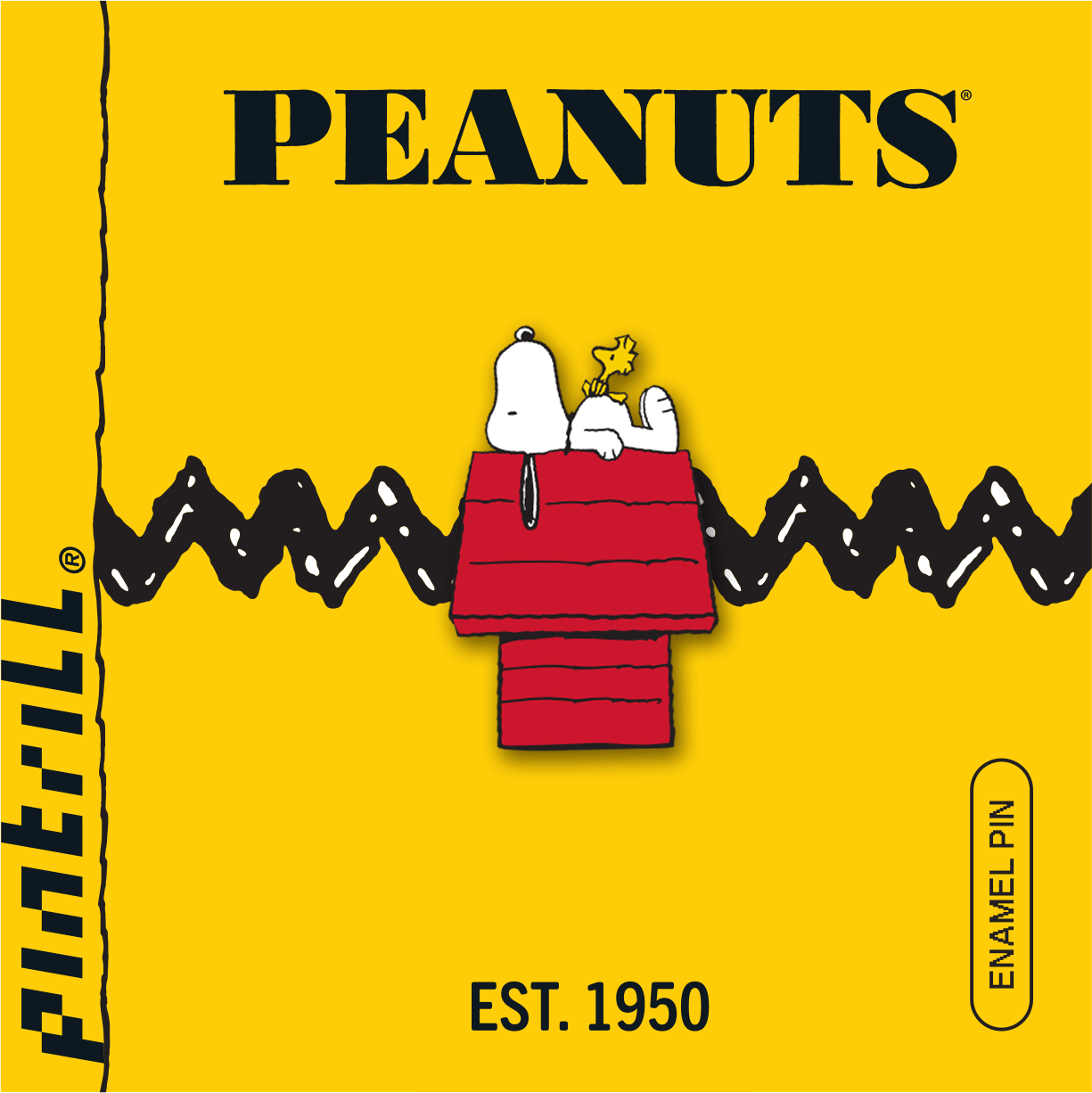 Snoopy & Woodstock House Pin