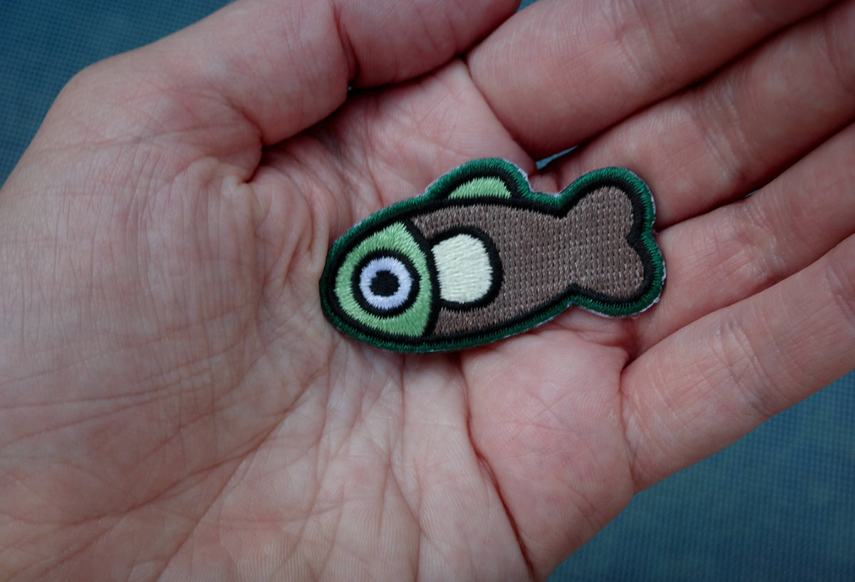 Woodsy Fish Patch detail view 2