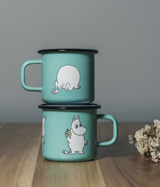 Moomintroll Mint Enamel Mug 370ml - view 5