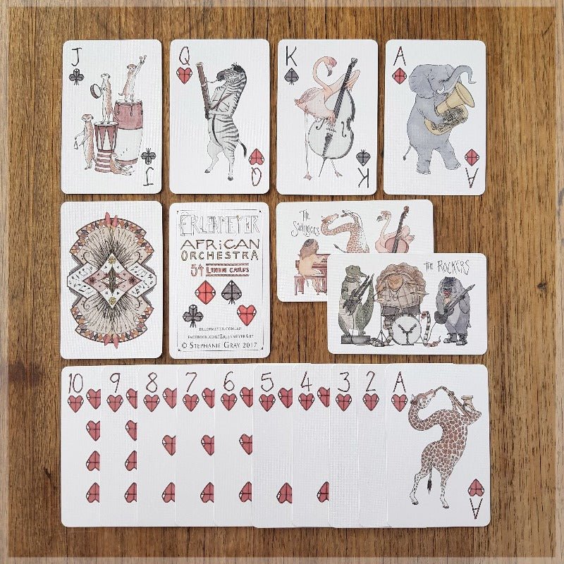 African Orchestra - Playing Cards - Mu Shop