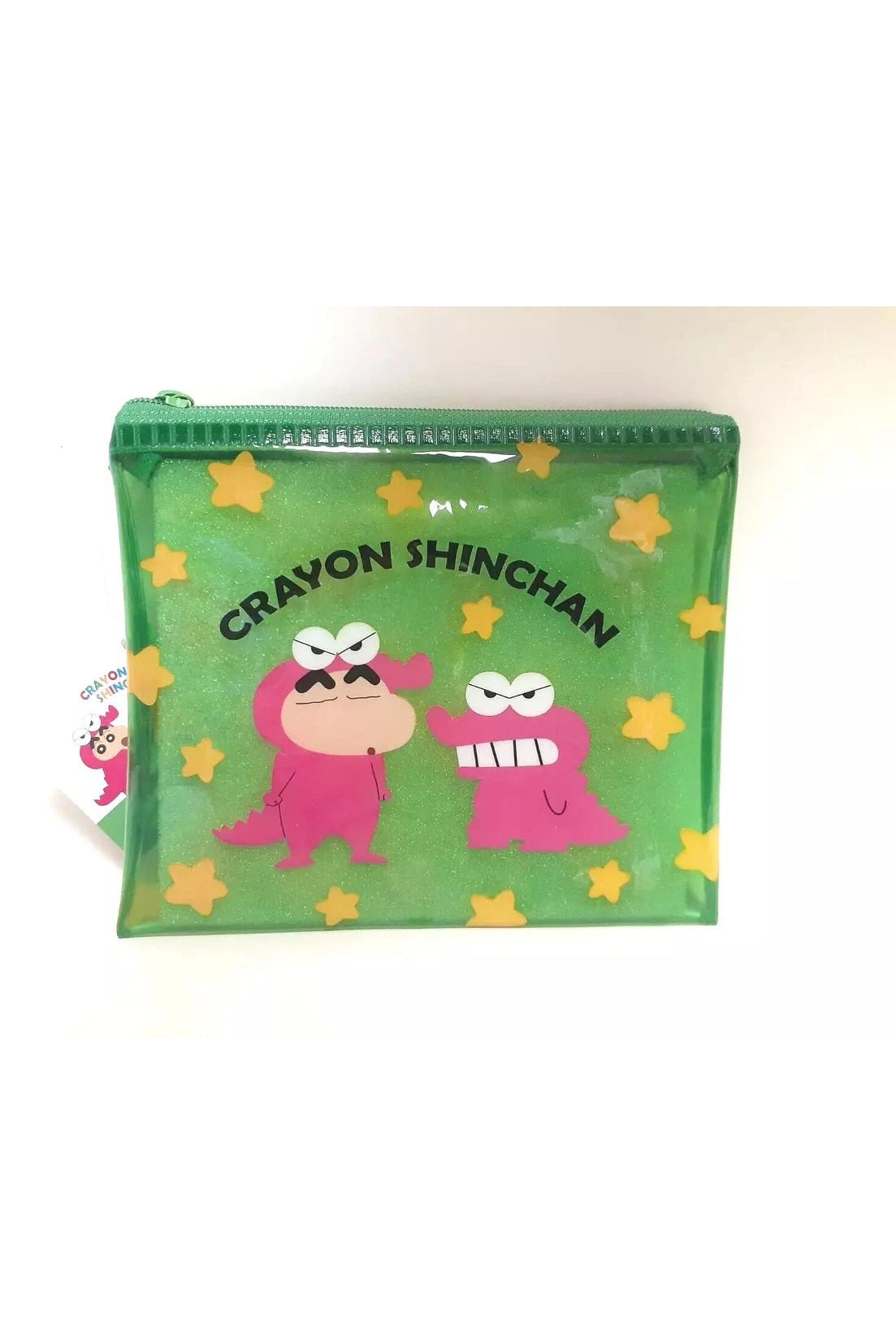 Anime Crayon Shin - Chan Chocobi Flat Zipper Pouch - Mu Shop