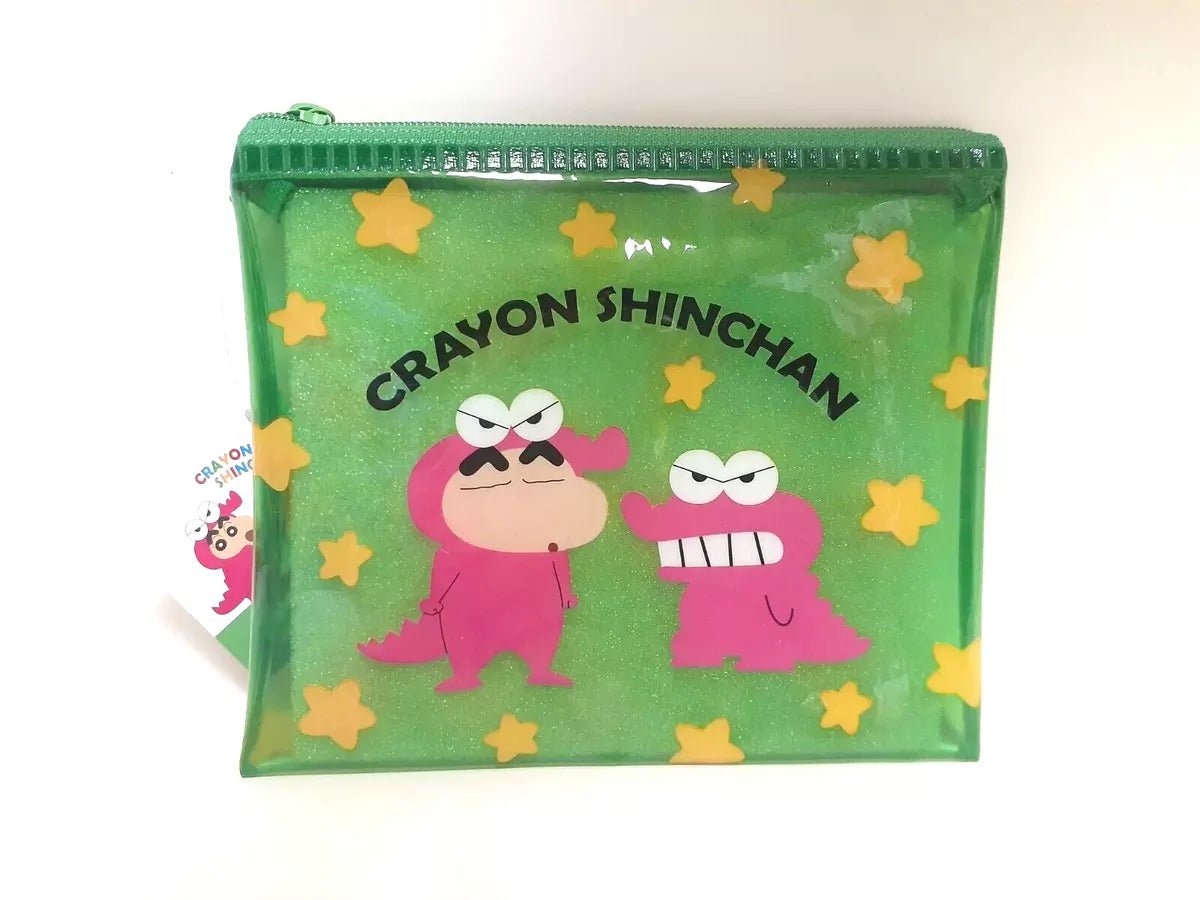 Anime Crayon Shin - Chan Chocobi Flat Zipper Pouch - Mu Shop