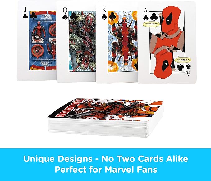 AQUARIUS Marvel Deadpool Playing Cards - Mu Shop