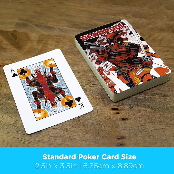 AQUARIUS Marvel Deadpool Playing Cards - Mu Shop