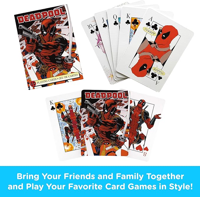 AQUARIUS Marvel Deadpool Playing Cards - Mu Shop