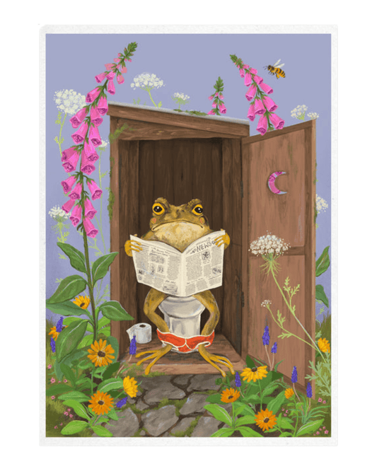 Art Print - Toilet Toad (A3) - Mu Shop