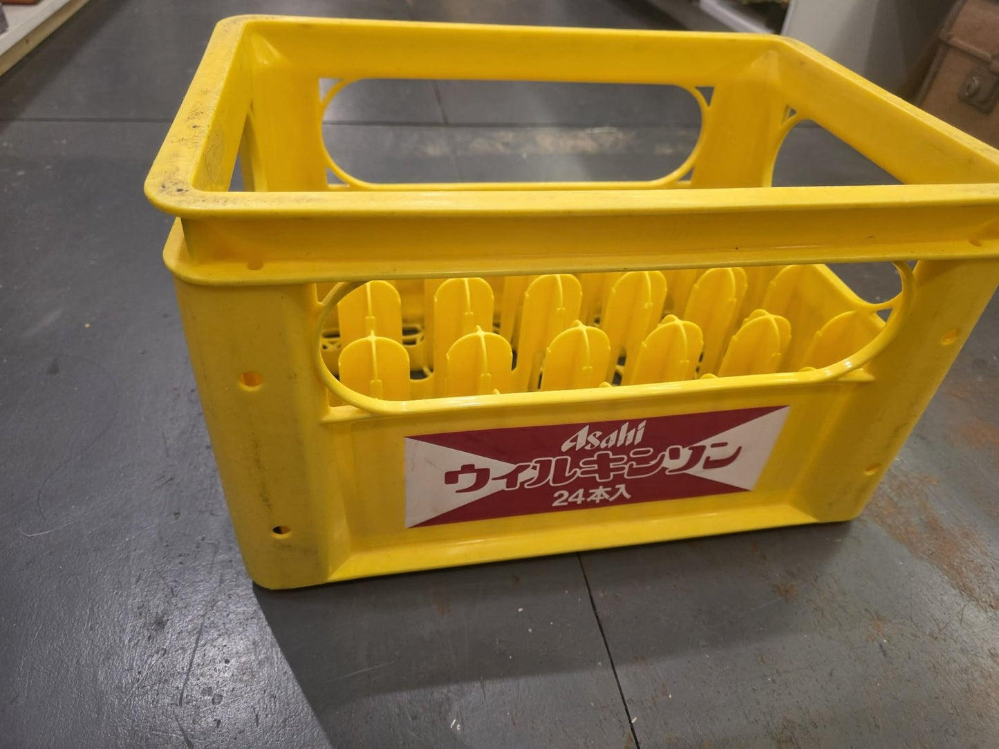 Asahi Wilkinson Sparkling Bottle Crate - Yellow H:24cm - Mu Shop