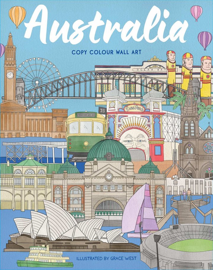 Australia Copy Colour Wall Art - Mu Shop