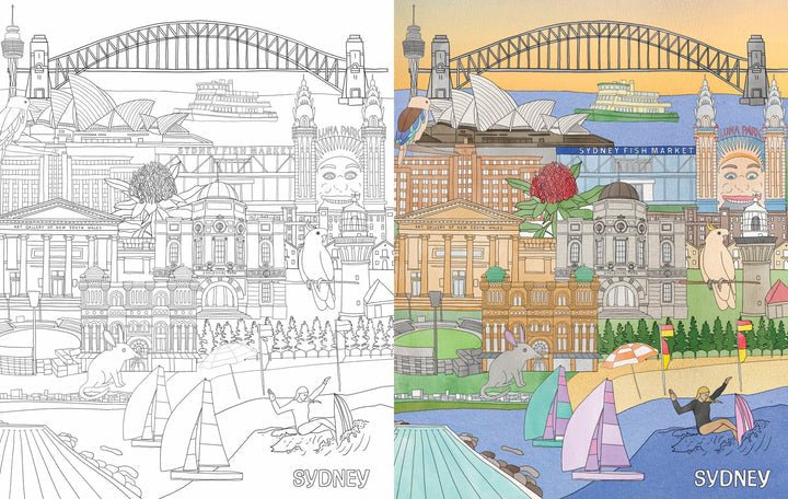 Australia Copy Colour Wall Art - Mu Shop