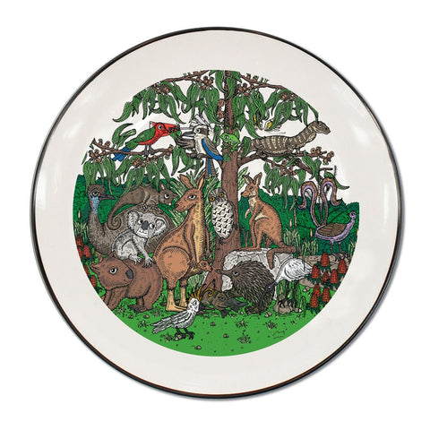 Australian Wildlife Canapé Plate - Mu Shop