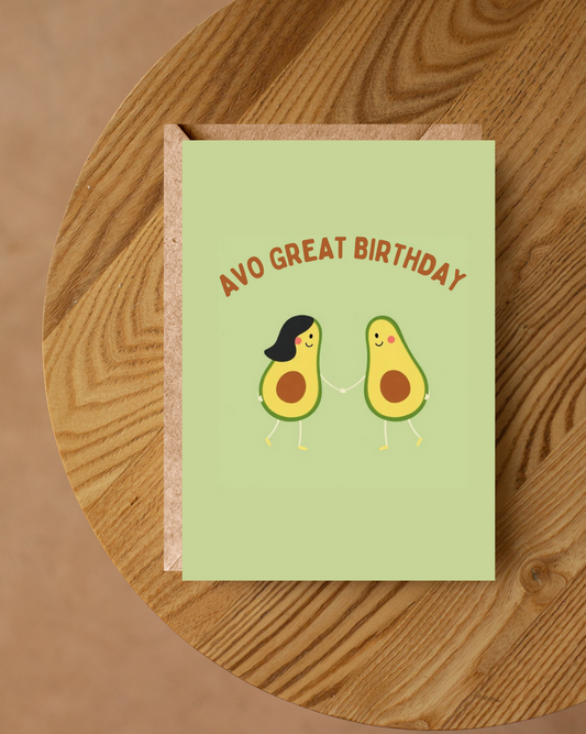 Avo Great Birthday Greeting Card