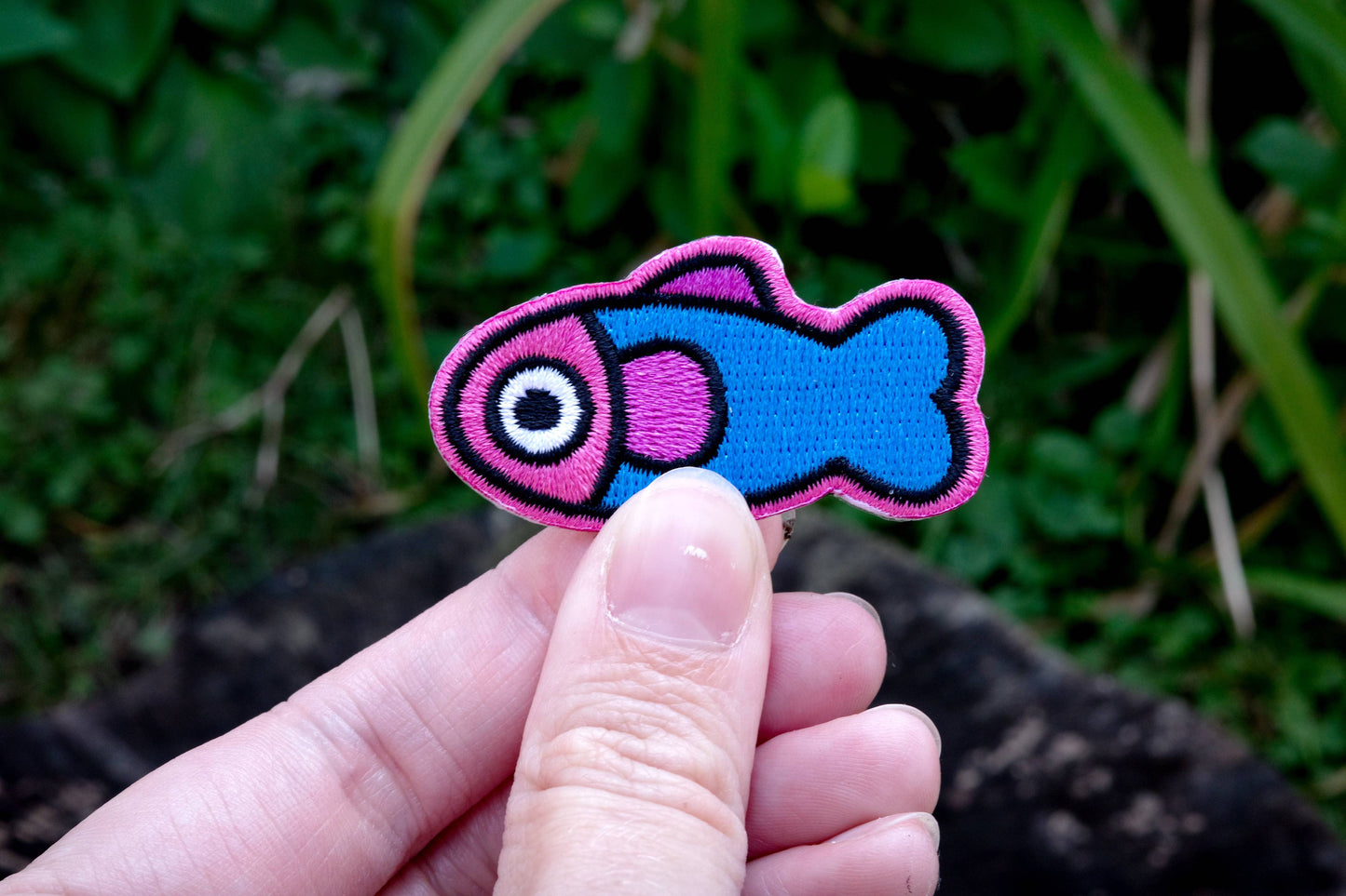 90's Throwback Fish Patch detail view 4