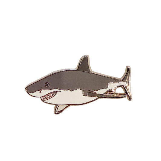 Shark Enamel Pin