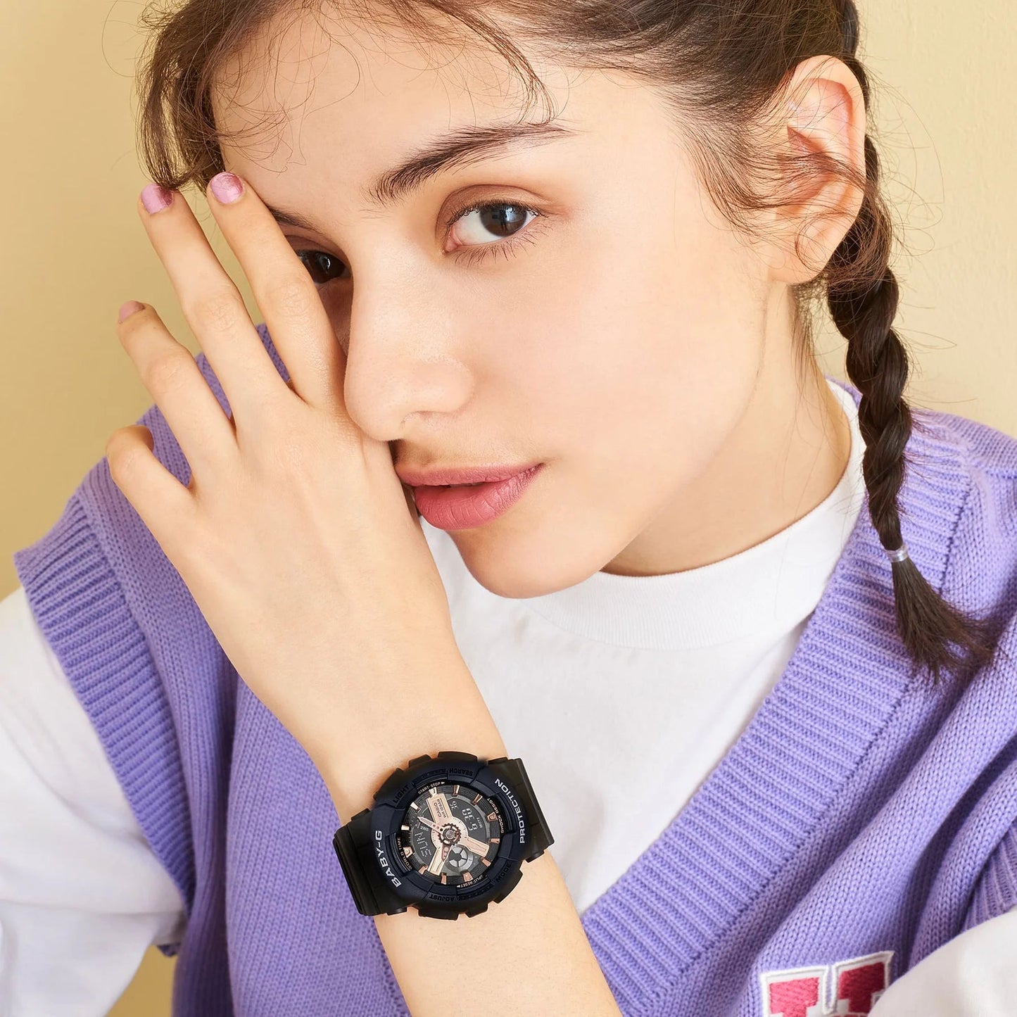 Baby G Digital & Analogue Watch Rose Gold Series - Mu Shop