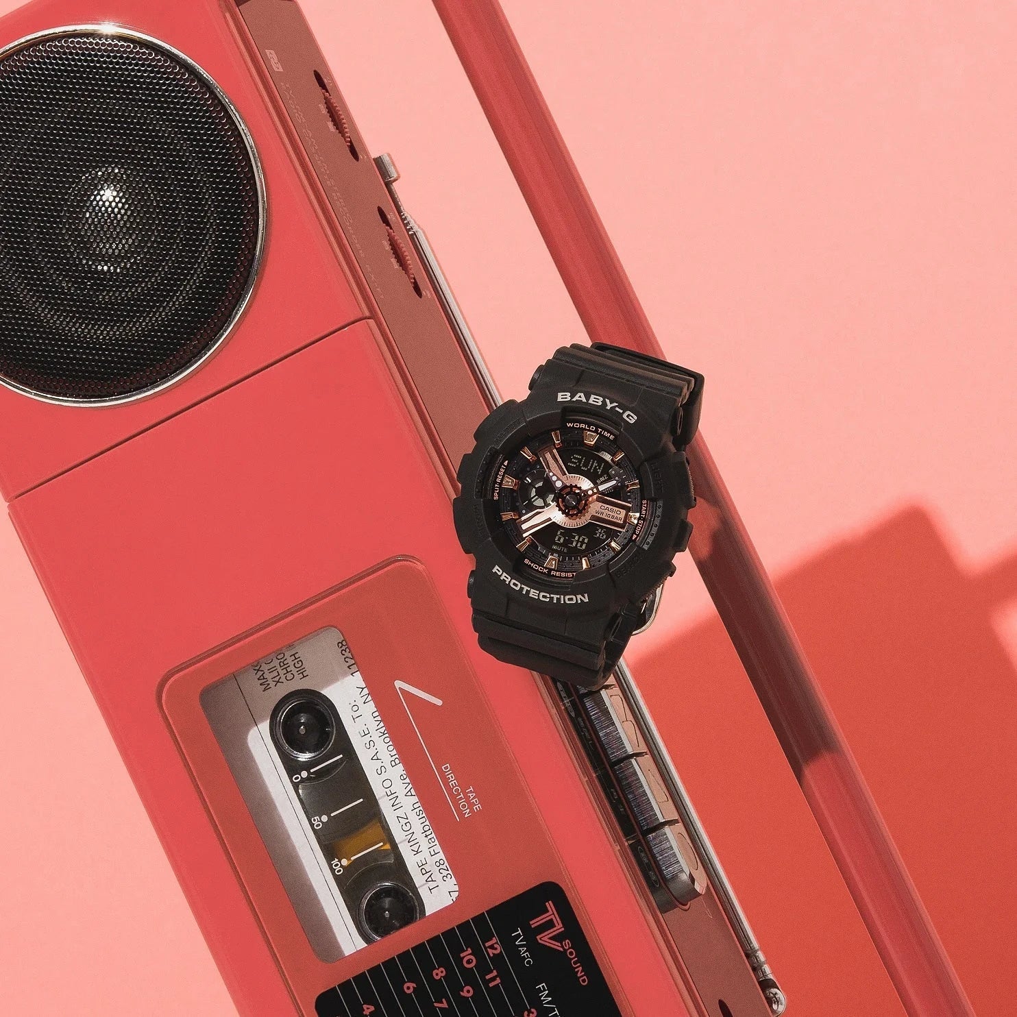 Baby G Digital & Analogue Watch Rose Gold Series - Mu Shop