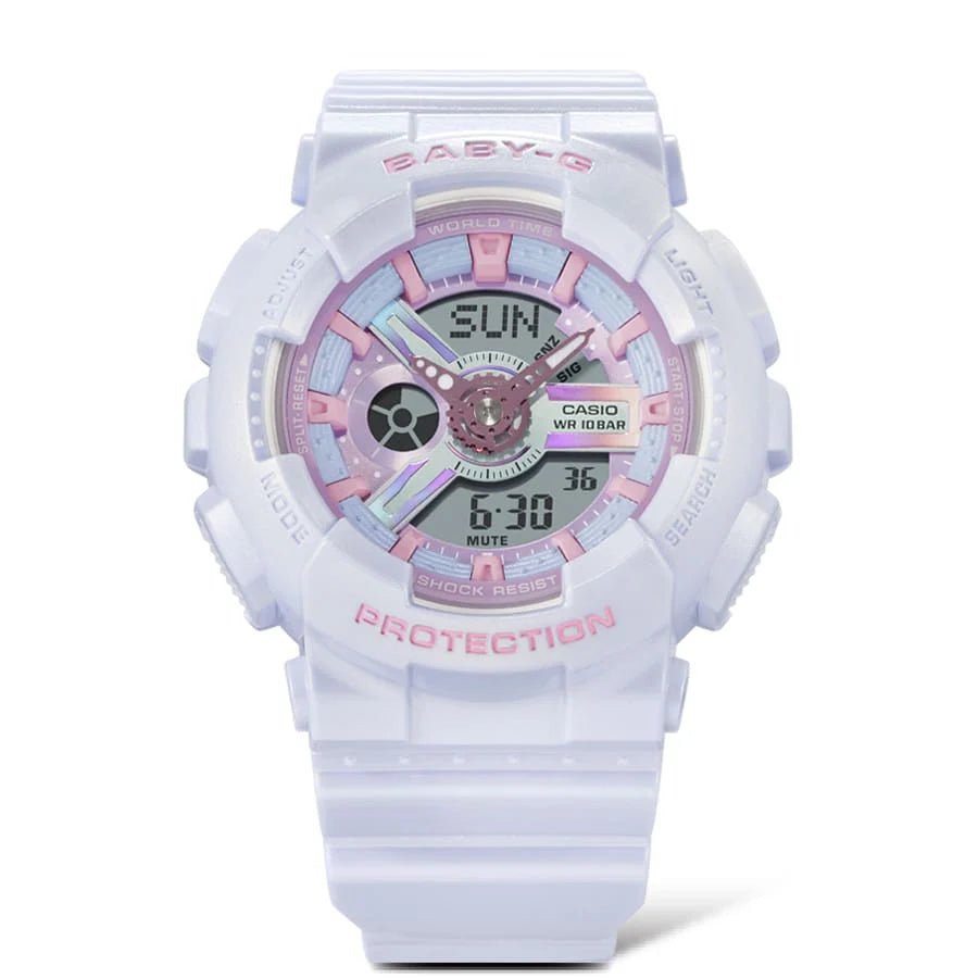 BABY G DUO HOLOGRAPHIC W/TIME, BLUE S/Watch - Mu Shop