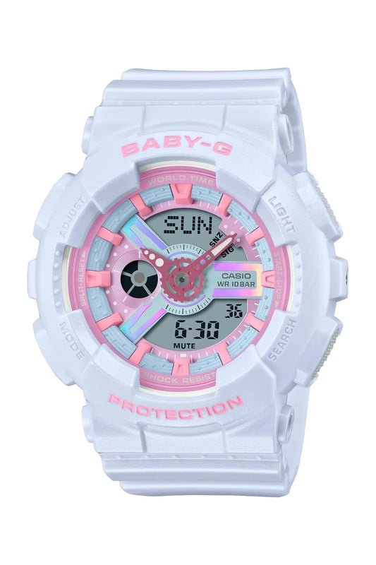 BABY G DUO HOLOGRAPHIC W/TIME, BLUE S/Watch - Mu Shop