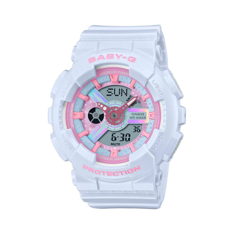 BABY G DUO HOLOGRAPHIC W/TIME, BLUE S/Watch - Mu Shop