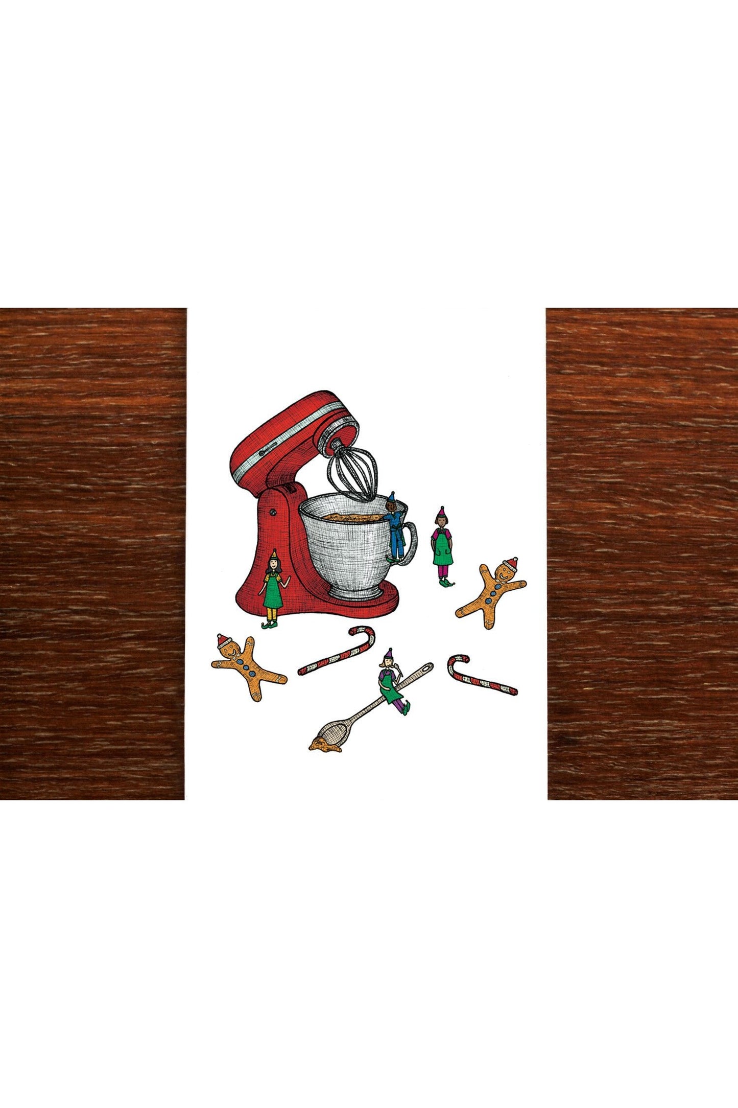 Baking for Christmas - Christmas Card - Mu Shop