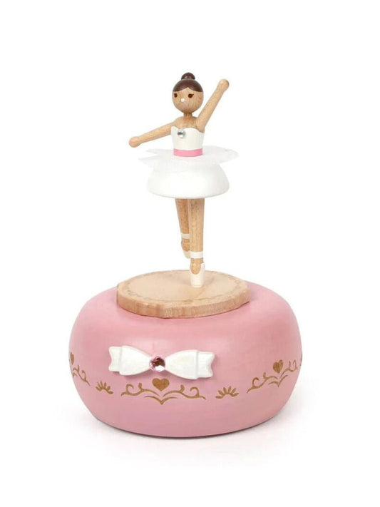 Ballet Girl Turn Round Music Box - Mu Shop