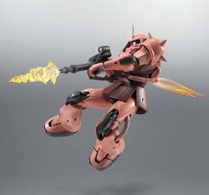 Bandai Robot Spirits Zaku II Char Anime Ver Action Figure - Mu Shop