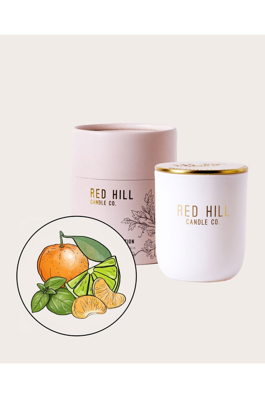 Basil Lime & Mandarin Soy Wax Candle - Small - Mu Shop