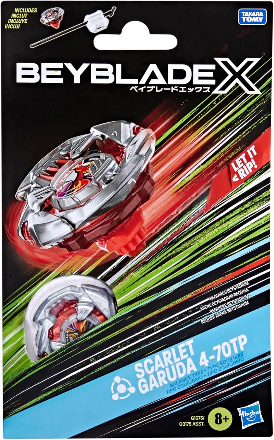 Beyblade - X - Starter Pack Top Assortment Wave 1 (8) - Mu Shop