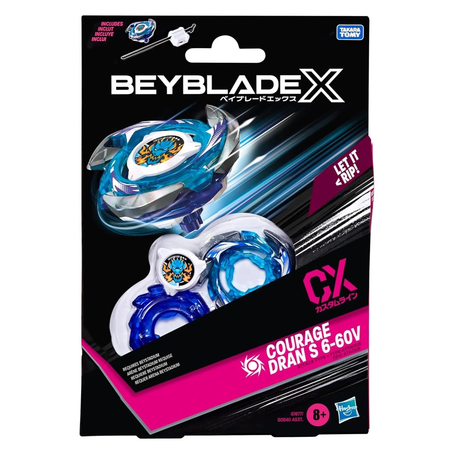 Beyblade X Courage Dran S 6-60V Starter Pack
