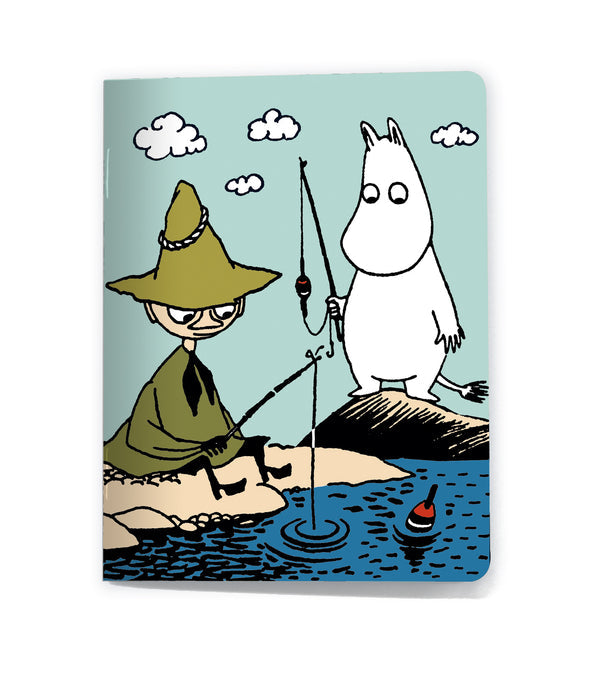 Mini Notebook – Moomin “Snufkin and Moomintroll Fishing”