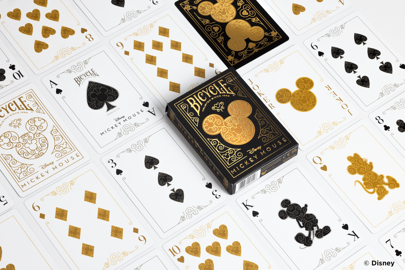 Bicycle Playing Cards Disney - Black & Gold Mickey - Mu Shop