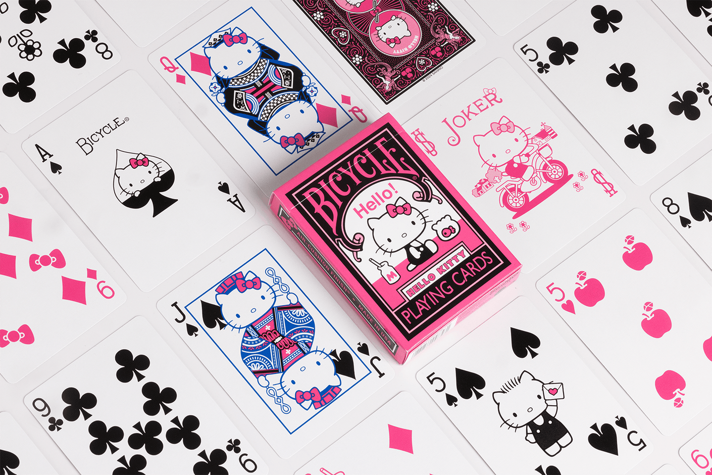Bicycle Playing Cards - Hello Kitty Black/Pink - Mu Shop