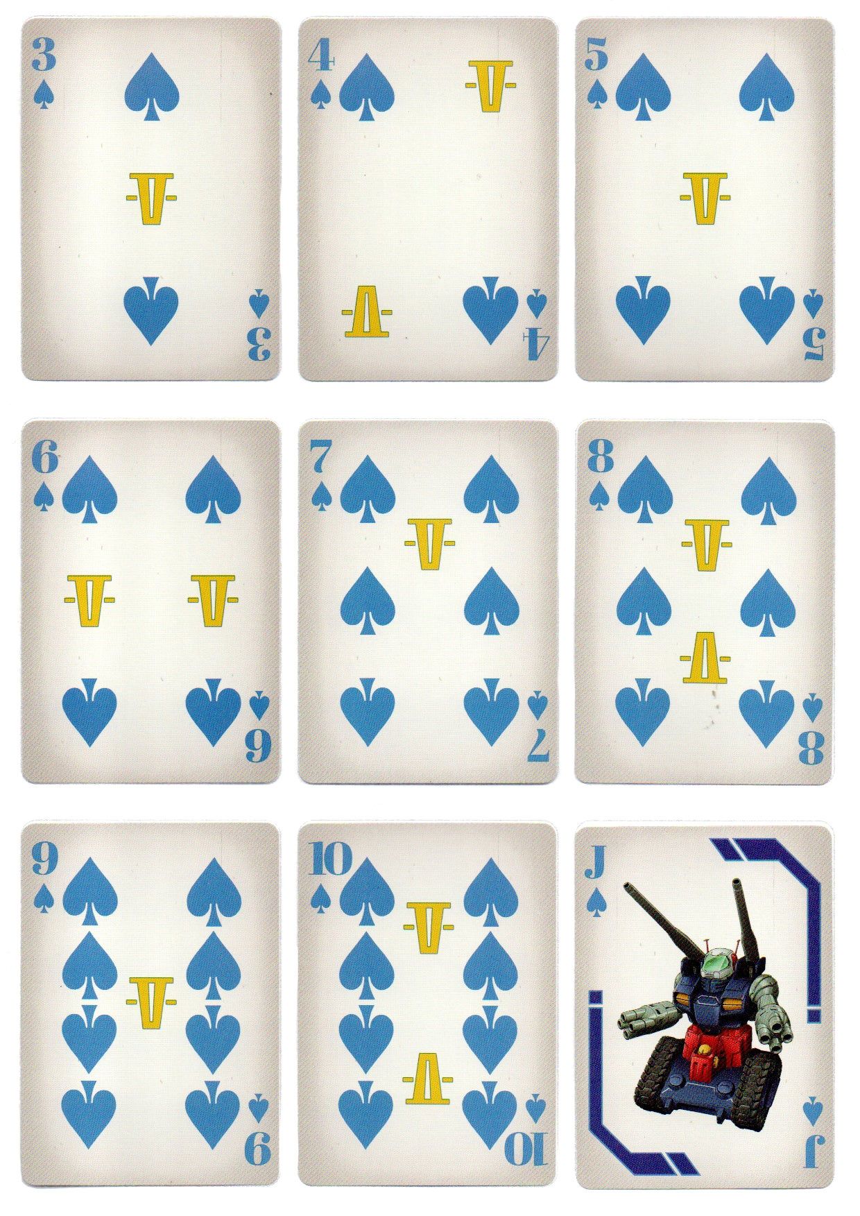 Mobile Suit Gundam Playing Cards