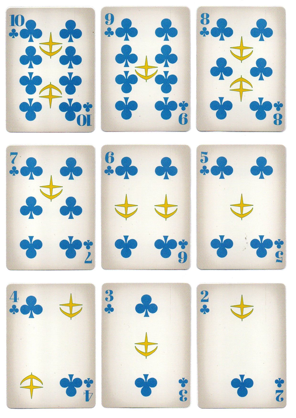 Mobile Suit Gundam Playing Cards