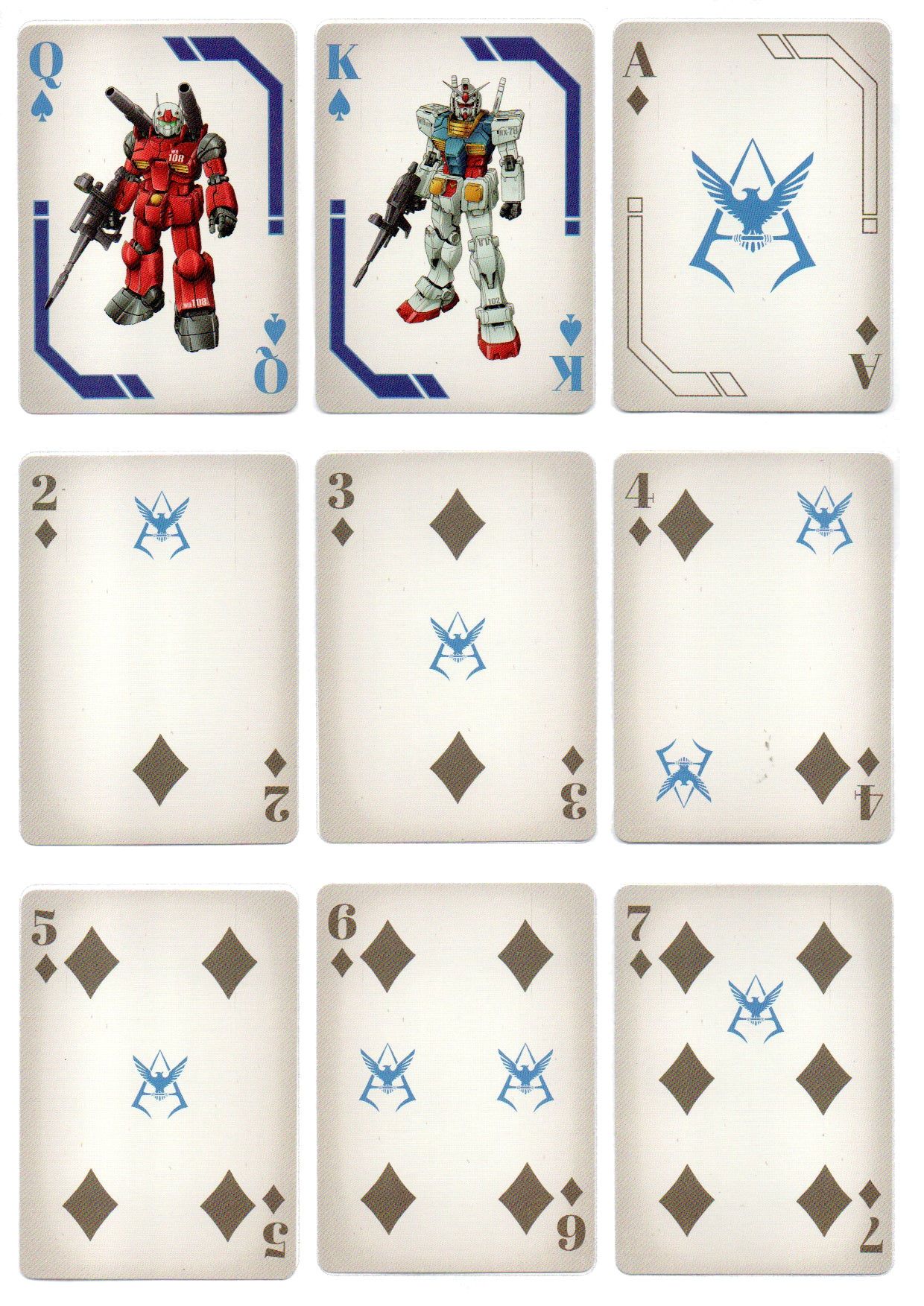 Mobile Suit Gundam Playing Cards
