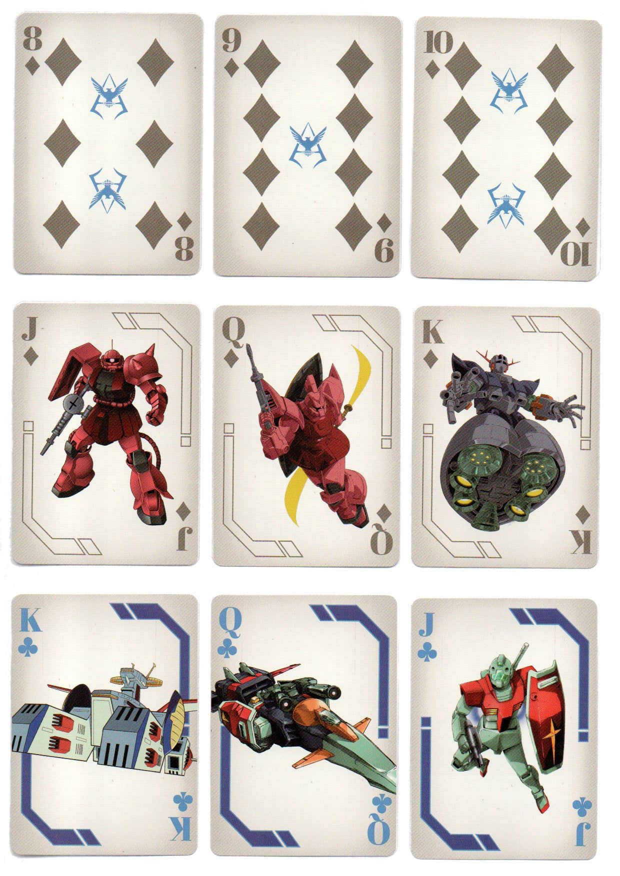 Mobile Suit Gundam Playing Cards