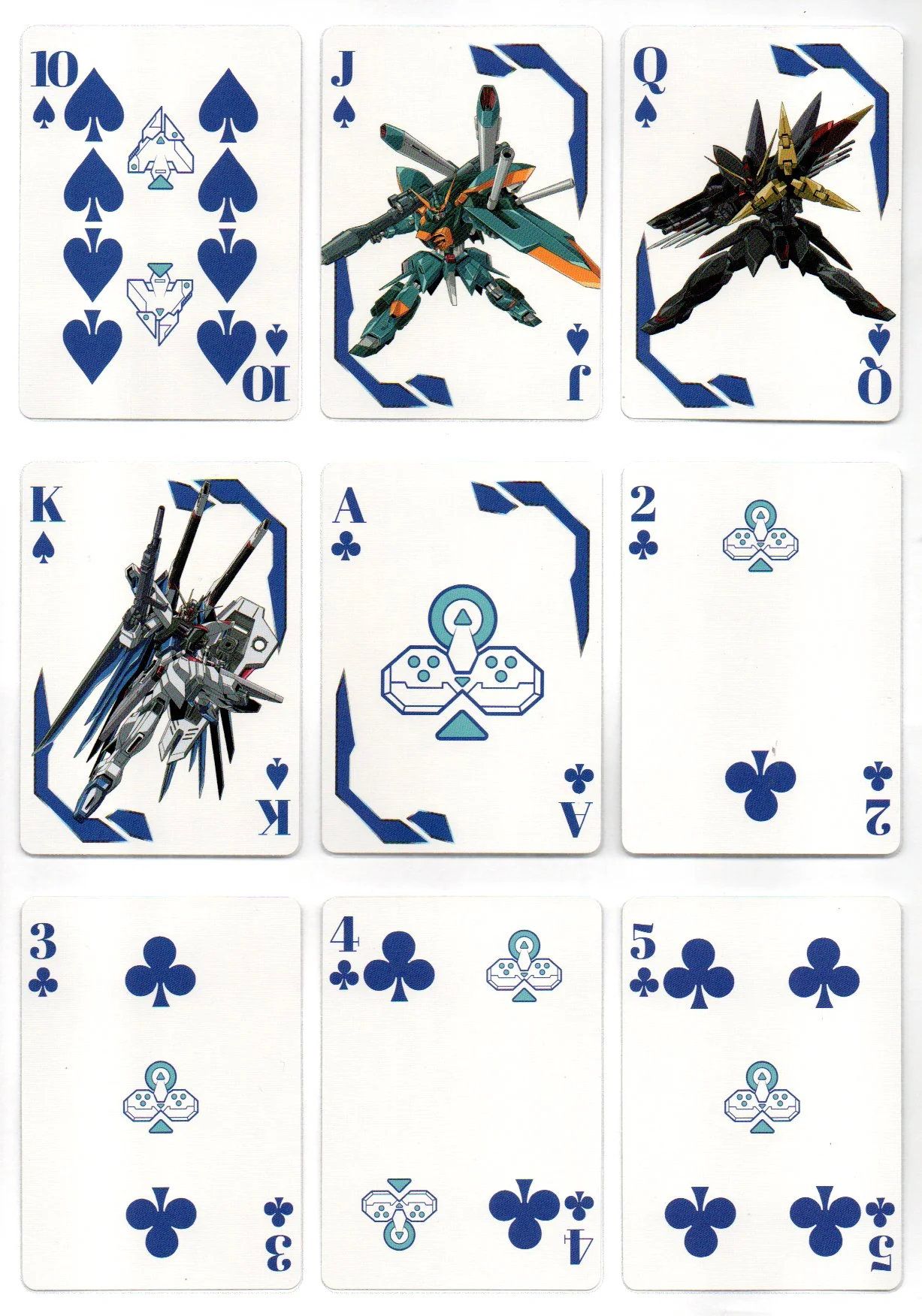 Gundam SEED Playing Cards