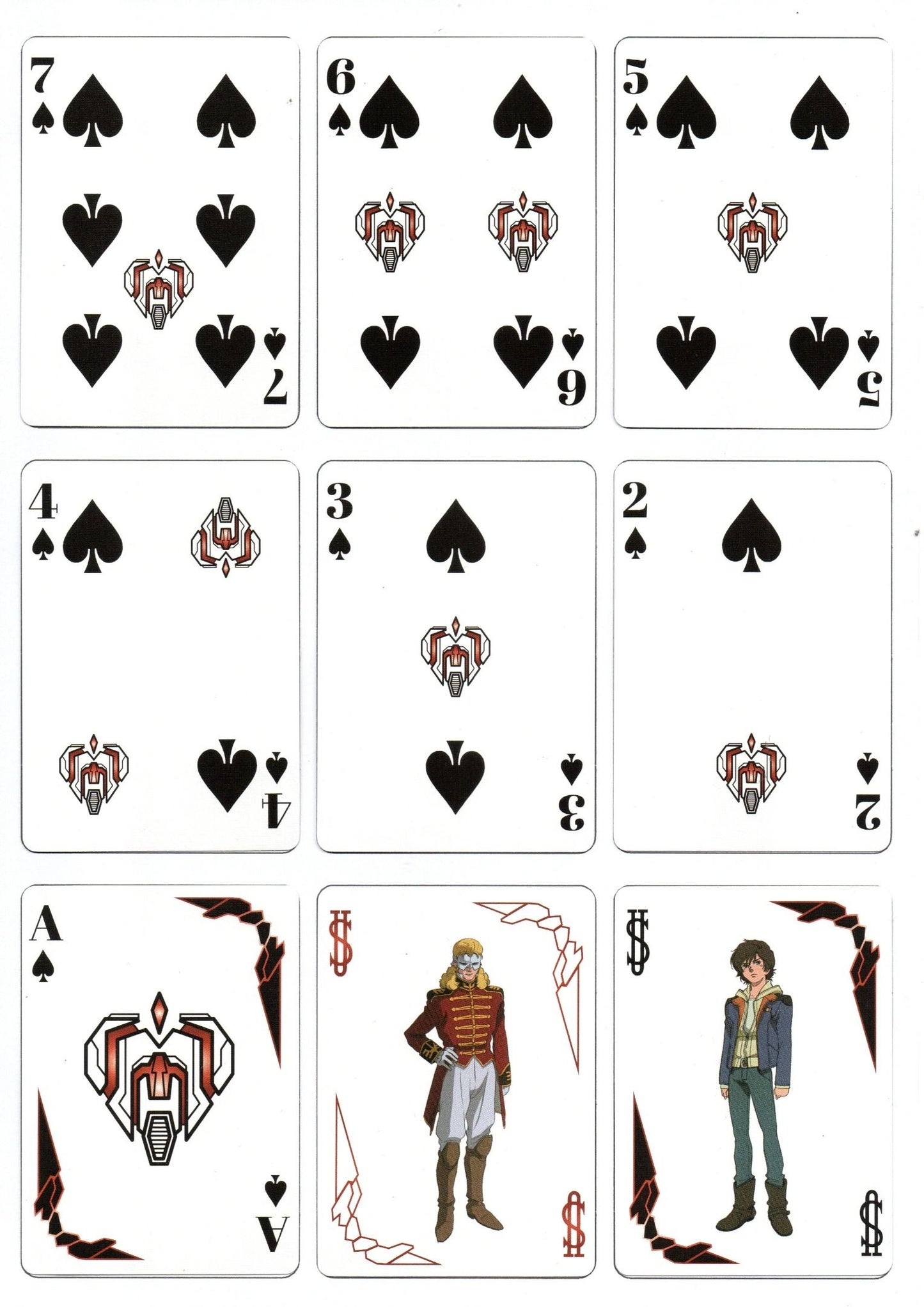 Gundam Unicorn Playing Cards