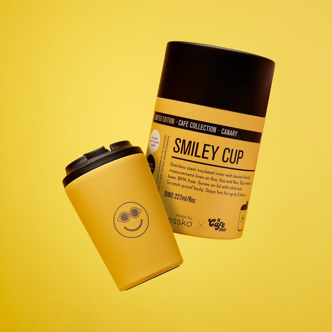 Bino Smiley - 8oz coffee cup - Mu Shop