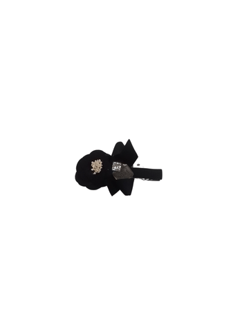 Black Flower Hair Clip - Mu Shop