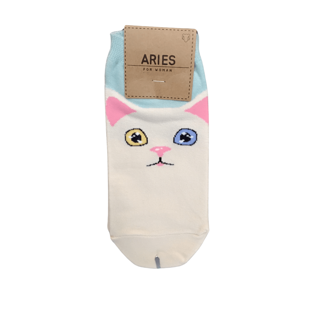 Blue Cat Women Ankle Socks - Mu Shop
